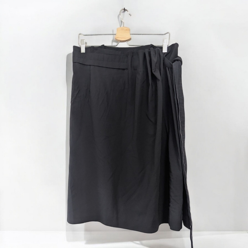COS Pleated‎ Tie Mid-length Skirt Minimalist Office Capsule
